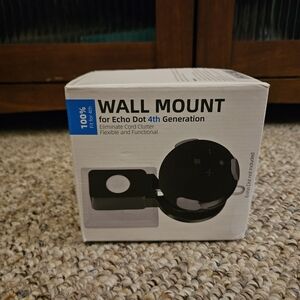 Echo Dot 4th Generation Wall Mount (White Color)